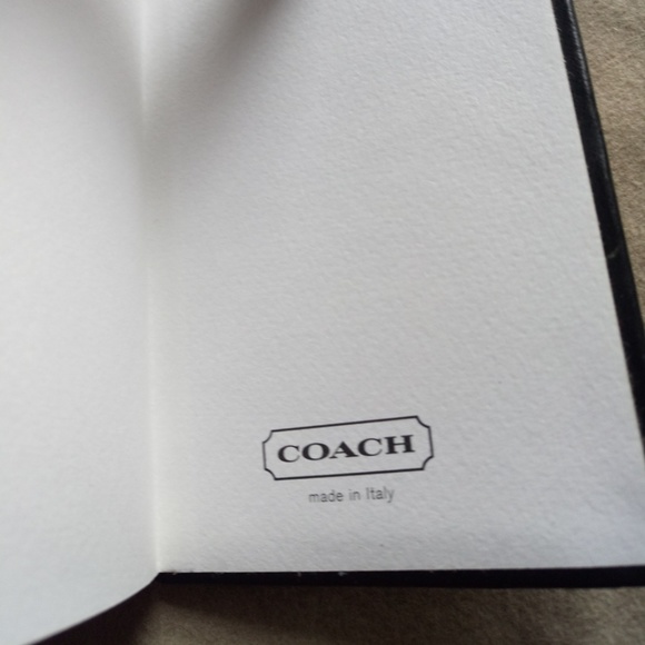 Rare Vintage Coach "NOTES" Leatherbound Book - Picture 8 of 8